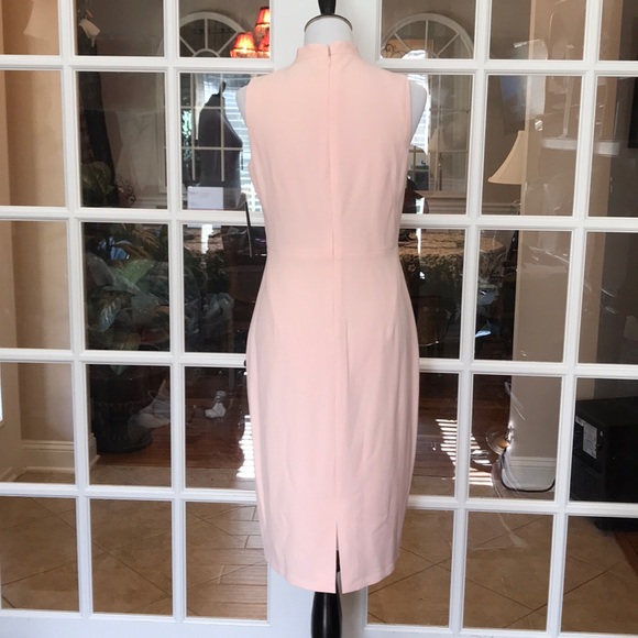 ⏰SALE⏰- 5🌟- Maggy London Blush Bow Neck  Midi - Picture 6 of 6